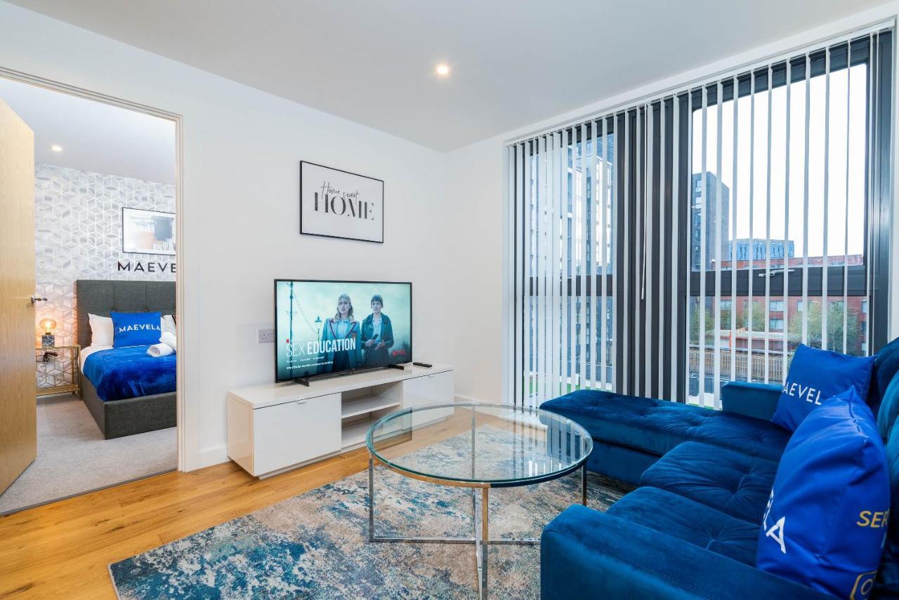 Maevela Apartments - Luxury Broad St Apartment - 2 Bed, 2 Bath - City Centre/Cube/Mailbox - With Underground Parking ✓- L Shape Sofa, Large 50 Inch Smart Tv With Free Netflix & Wifi Бірмінгем Екстер'єр фото